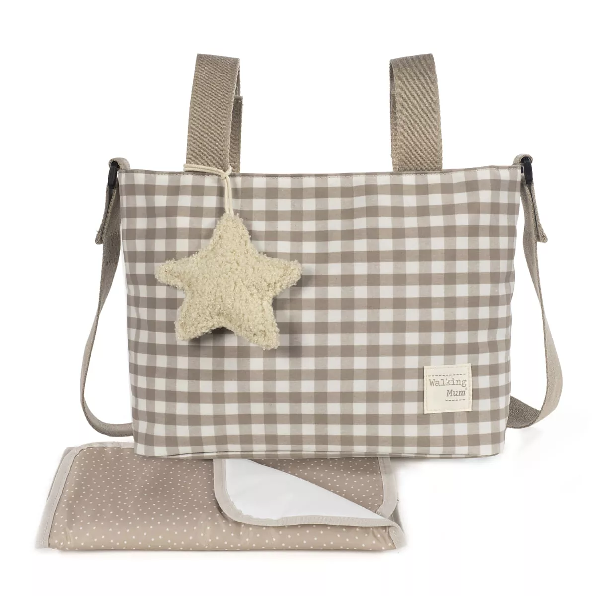 Bolsa Crossbody Caetana Sand de Walking Mum